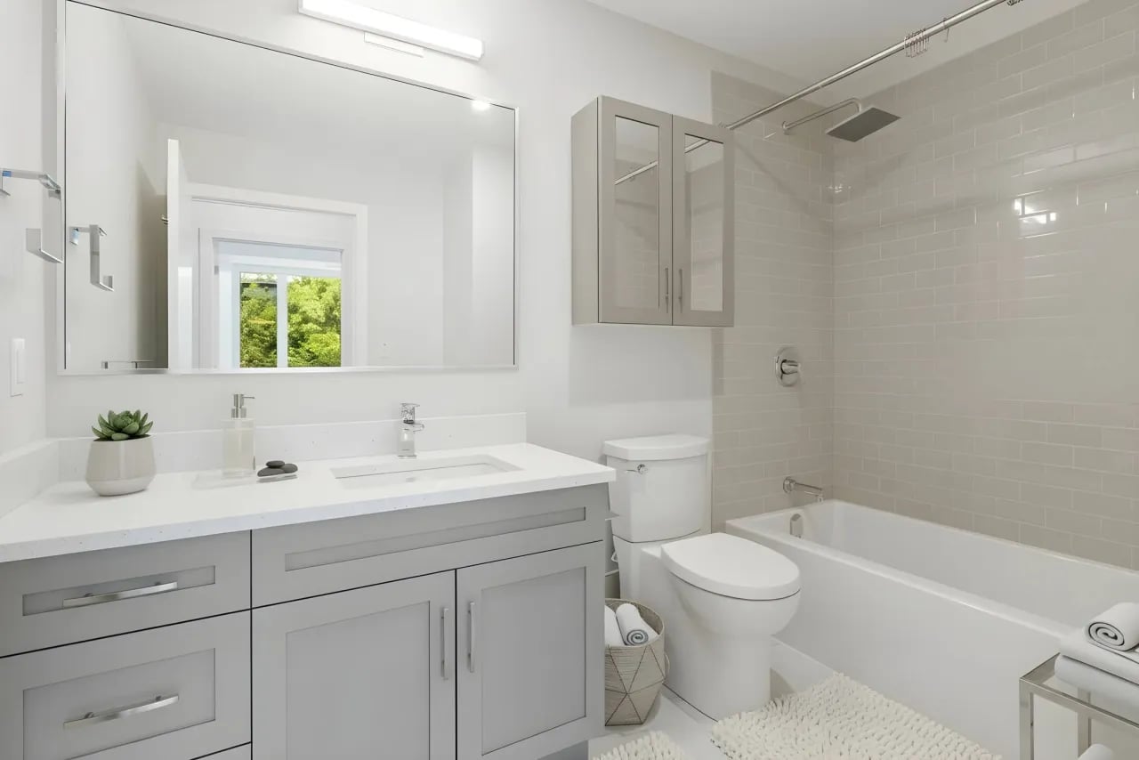 Modern Bathroom Staging