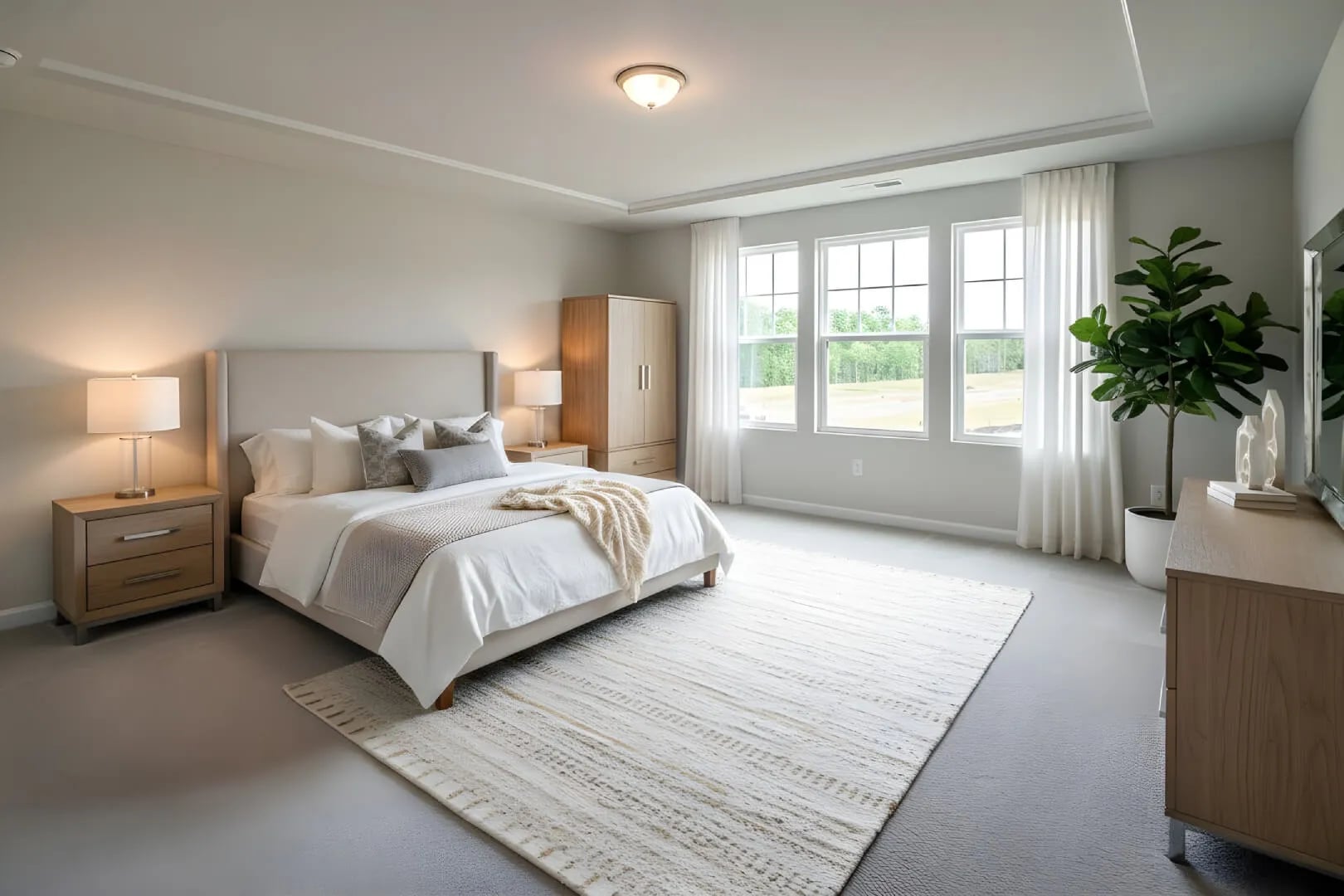 Modern Bedroom Staging